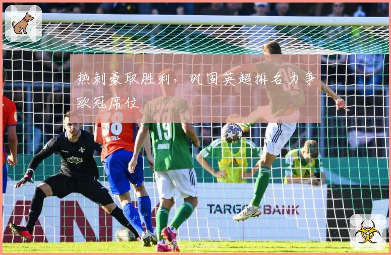 热刺豪取胜利，巩固英超排名力争欧冠席位